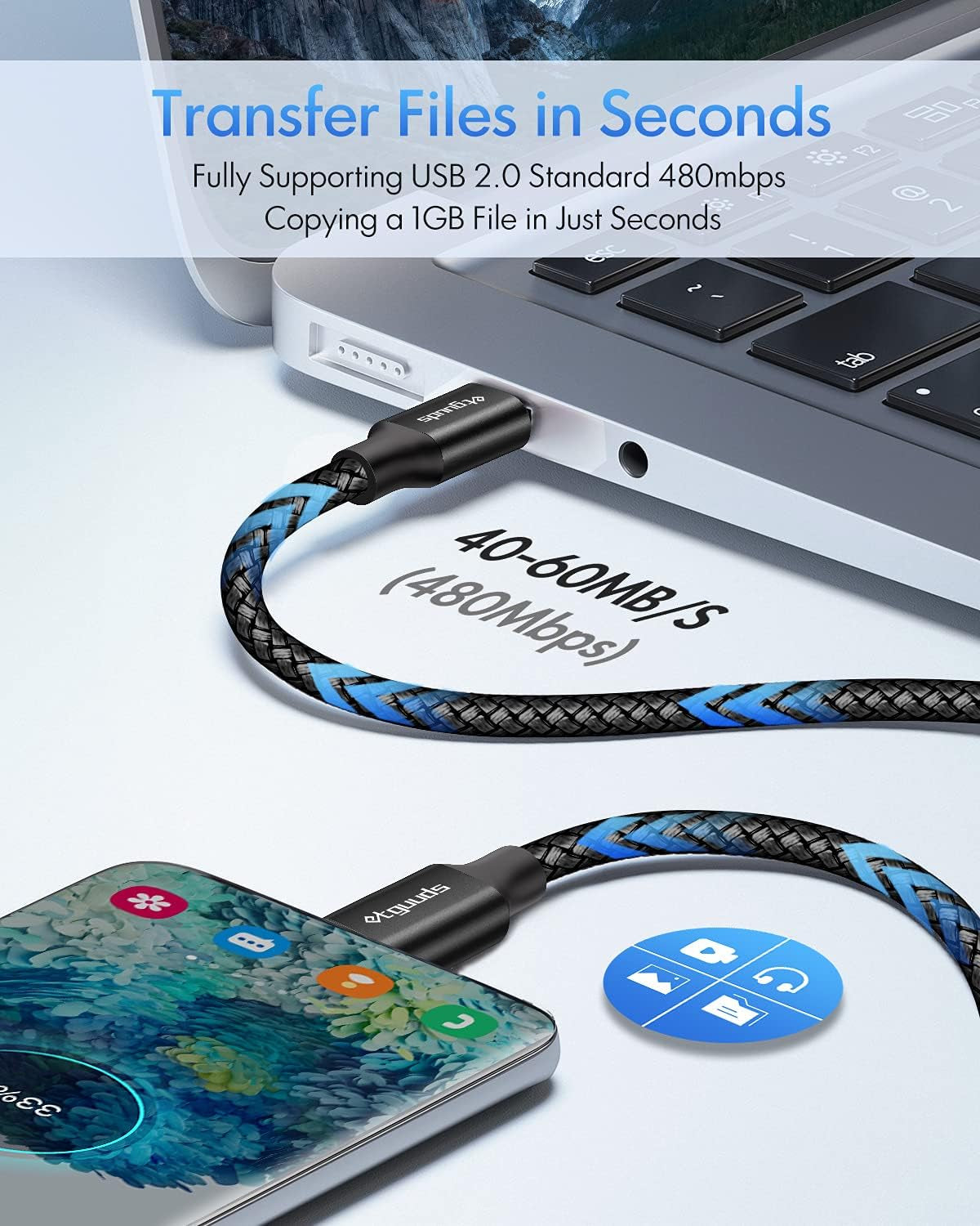 USB C to USB C Cable 3Ft, 2-Pack 60W USBC to USBC Cord, Type C to C Charger Cable Fast Charging for Iphone 17 16 15 Pro Max plus Air, Samsung Galaxy S25 S24 S23, for Macbook/Ipad, Pixel