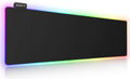 RGB Gaming Mouse Pad,  Large Extended Soft Led Mouse Pad with 14 Lighting Modes 2 Brightness Levels, Computer Keyboard Mousepads Mat 800 X 300Mm / 31.5×11.8 Inches
