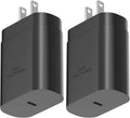 Samsung USB-C Super Fast Charging Power Adapter,25W PD Charger Block for Samsung Galaxy S25 Ultra/S25/S25+/S24 Ultra/S24/S24+/S23 Ultra/S23/S23+/S22/S22 Ultra/S22+/Note 20/S20/S21/S10, Tab S8(2 Pack)